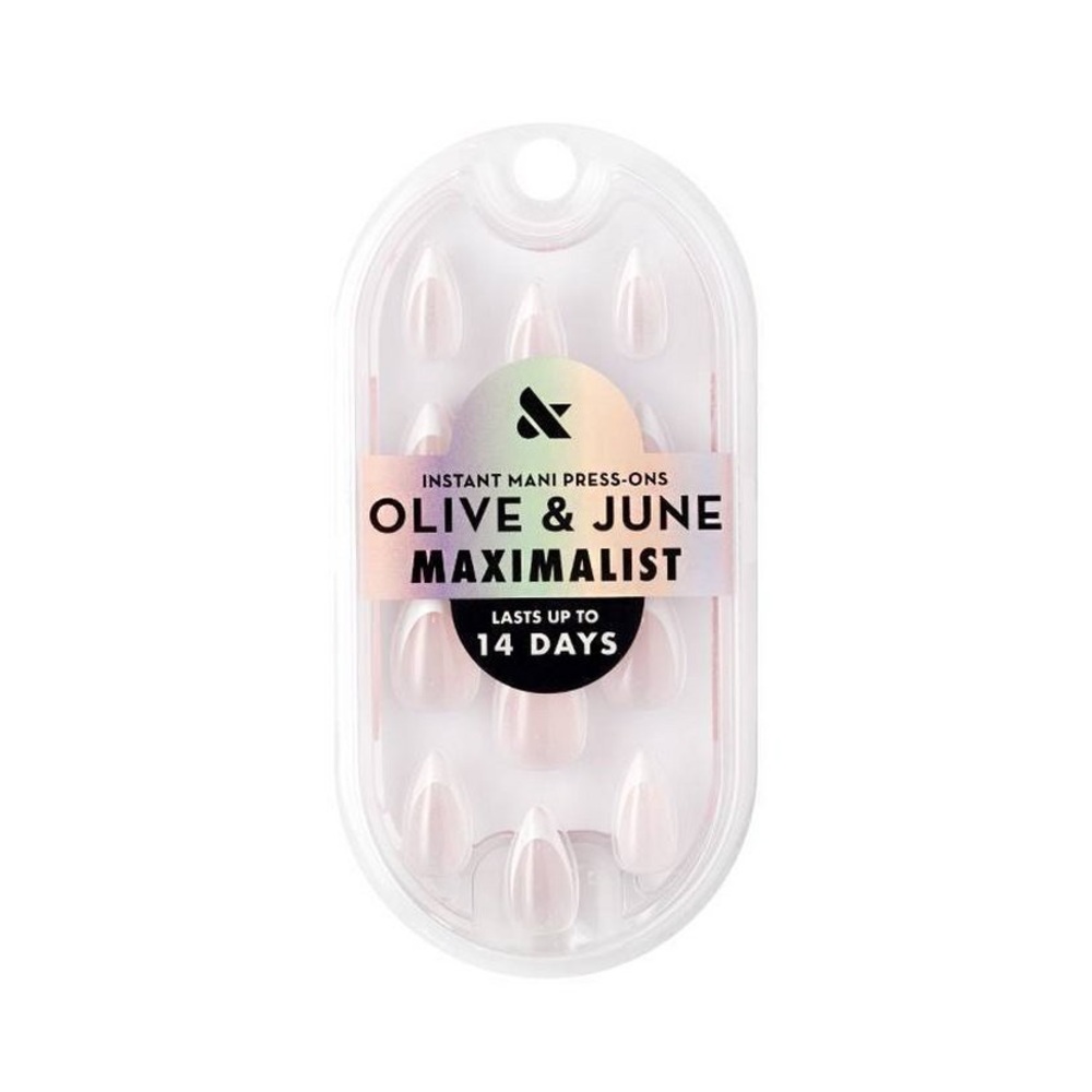 Maximialist Press-On Nails in Light Pink